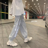 Men Pants Men's Autumn Loose Track Pants Autumn and Winter Leisure Trousers
