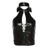 Music Festivals Rave Outfits Girls Tops Spring and Summer Women's Clothing Fashion Sexy Cutout Vest