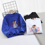 Children Boy Hoodie Autumn Winter Brushed Hoody Children