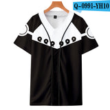 Baggy Baseball Jersey Digital Printing Thin Short Sleeve Baseball Uniform