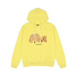 Palm Angels Hoodie Broken Bear Embroidered Hoodie Men's Coat