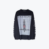 Mens Fall Outfits Autumn and Winter Portrait Printing Long-Sleeved T-shirt Men's Loose Top