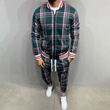 Men Tracksuit Spring and Autumn Fashion Men's Slim Jacket