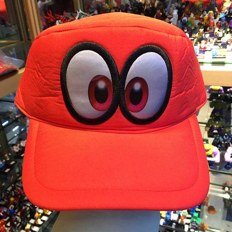 Mario Hat Cartoon Animation Peripheral Embroidered Hip Hop Baseball Cap
