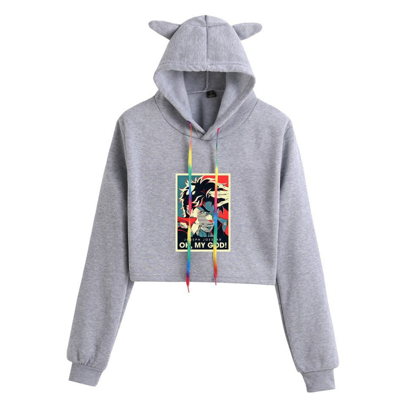 JoJo's Bizarre Adventure Dressing Cat Ears Women's Sweater