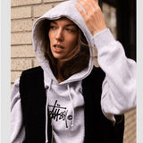 Stussy Hoodie Men's Simple Letters Embroidered Hoodie