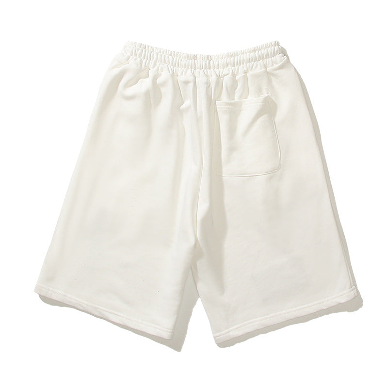 We11 Done Shorts We11done Vintage Print Casual Shorts Beach Pants for Men