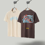 Travis Scott Astroworld Shirt Printed Men's and Women's Short-Sleeved T-shirt