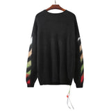 Men's Sweater Plus Size Keep Warm Autumn and Winter Casual Fashionable Arrow Gradient Owt