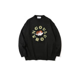 Mens Fall Outfits Autumn and Winter Bear Brocade Sweater Men and Women Loose Couple Sweater Students