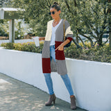 Women's Fall Outfits Sweater Women's Mid-Length Autumn and Winter Knitwear Cardigan Coat