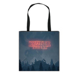 Stranger Things Hellfire Club Handbag Eco-friendly Shopping Bag Portable Student Storage Bag Stain Resistant