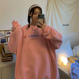 Men Sweatshirts Sweater Spring and Autumn Loose round Neck Hip Hop Men