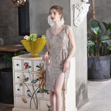 Daisy Buchanan Dress Banquet Evening Dress Women's Short Party Dress