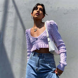 Music Festivals Rave Outfits Girls Tops Fall Women's Clothing Fashion Long Sleeve Sweater for Women