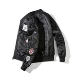 NASA Varsity Jacket Spring and Autumn Coat Male Flight Jacket