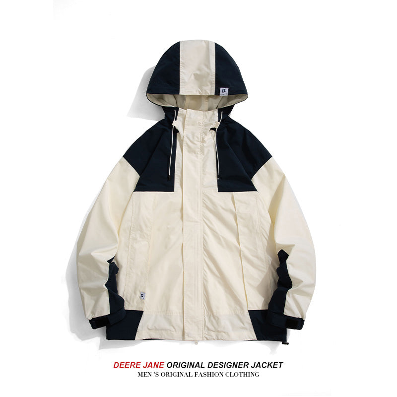 Men Jacket Spring Multi-Color Coat Men's Loose Outdoor Leisure Jacket