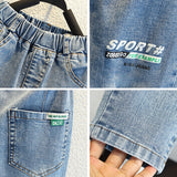 Toddler Boys Pants Children's Clothing Boys Autumn Clothing Ripped Denim