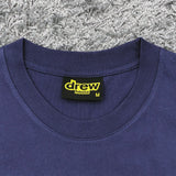 Drew House Smiley Face Short Sleeve Loose Crew Neck Casual Couple T-shirt Men