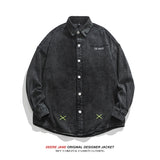 Men Jacket Spring Denim Jacket Coat Male Loose Shirt