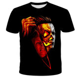 Michael Myers T Shirt Fashion Summer Printing Sports Leisure