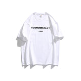 Men's T-Shirt Summer Men's Letter Printed T-shirt Casual