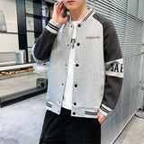 Corduroy Varsity Jacket Overalls Men's Autumn Baseball Uniform Spring and Autumn Sports Corduroy Autumn Wear Jacket