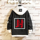 Comic Denim Jacket Anime Men's and Women's Fashion Jacket Denim Jacket