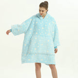 Hoodies Blankets Home Casual Wear Large Size Hooded Sweater Lazy Lambswool Double Layer