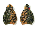 Bape Military Hoodie Fall Winter Men Casual Camouflage Hooded Sweater