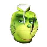 Grinch Hoodie Christmas Hoodie 3D Printed Hoodie Cosplay