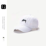 Stussy Cap Embroidery Pattern Washed Baseball Cap for Men and Women