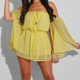 Short Sleeve Women's Jumpsuit Chiffon Jumpsuit Women's Summer Women's Pants Summer Shorts