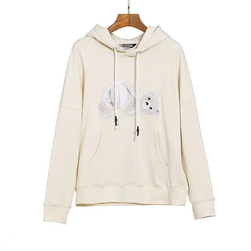 Palm Angels Hoodie Broken Bear Hooded Sweater for Men and Women Loose Hat