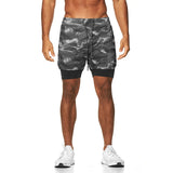 Men Sports Flex Shorts Men's Solid Color Shorts