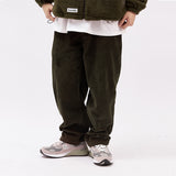 Mens Corduroy Pants Autumn Winter Japanese Retro Straight Men's Business Shirt Casual Pants