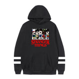 Stranger Things Hoodie Peripheral Pattern Loose Hooded Fleece Pullover