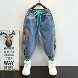 Toddler Boys Pants Boy's Denim Pants Autumn Casual Trousers