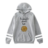 Stranger Things Hoodie Peripheral Pattern Loose Hooded Fleece Pullover