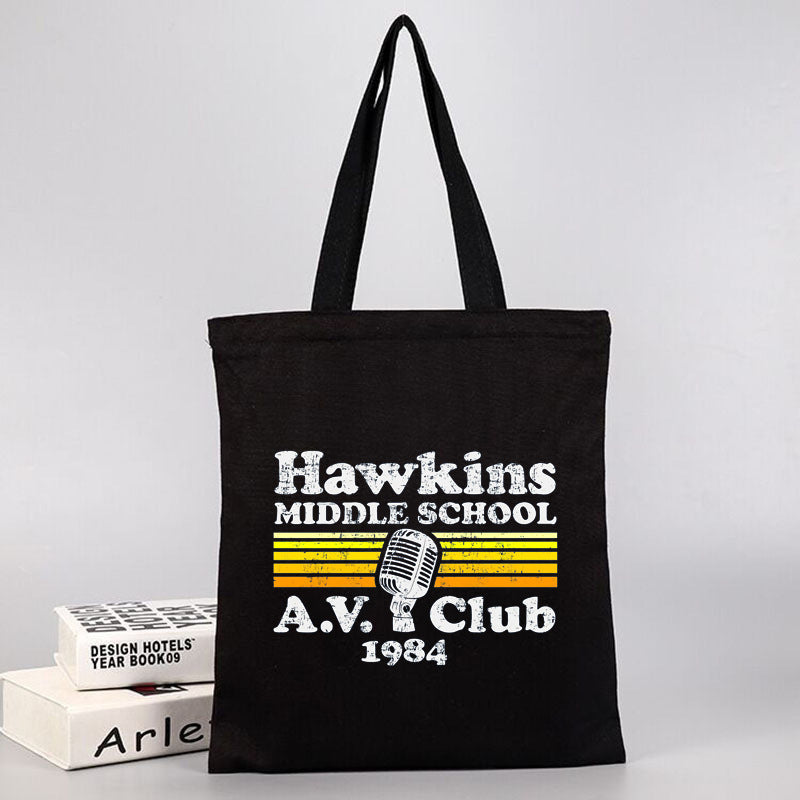 Stranger Things Hellfire Club Handbag Handbag Fashion Shopping Bag Portable Women's