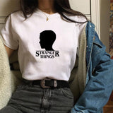 Stranger Things T Shirt Printed Polyester Crew Neck Women's T-shirt