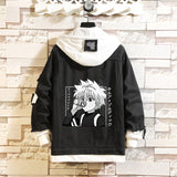 Comic Denim Jacket Men's and Women's Fashion Fall Winter Coat Top Clothes