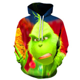 Grinch Hoodie 3D Printed Men's and Women's Hoodie Autumn