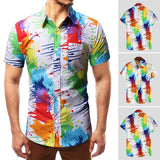 Men Hawaii Shirts Men Loose Casual Shirt