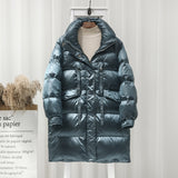 Women Winter Coats Puffer Jacket down Coat down Jacket Women's Mid-Length Winter White Duck down Thickened Coat
