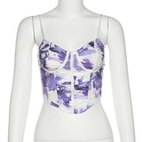 Music Festivals Rave Outfits Girls Tops Summer Women's Backless Fashion Sexy Vest