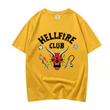 Stranger Things Hellfire Club T Shirt T-Shirt Stylish Loose Short Sleeve