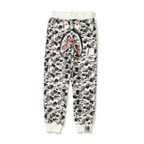 WGM Closing Ink Camouflage Casual Trousers Terry Ankle Banded Pants Men