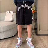 Palm Angels Shorts Hip Hop Trend Loose Printed Sports and Leisure