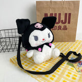 My Melody Bag Cartoon Little Devil Plush Doll Doll Bag Cute Storage Clow M Backpack